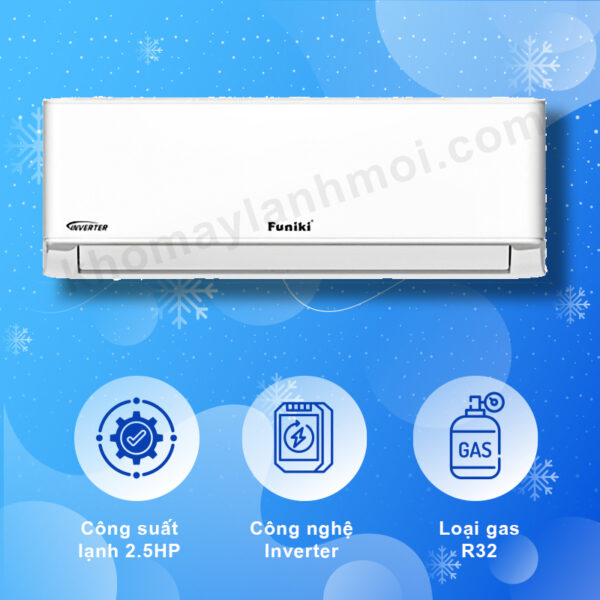 Máy lạnh Funiki inverter 2,5 HP HIC-24TMU