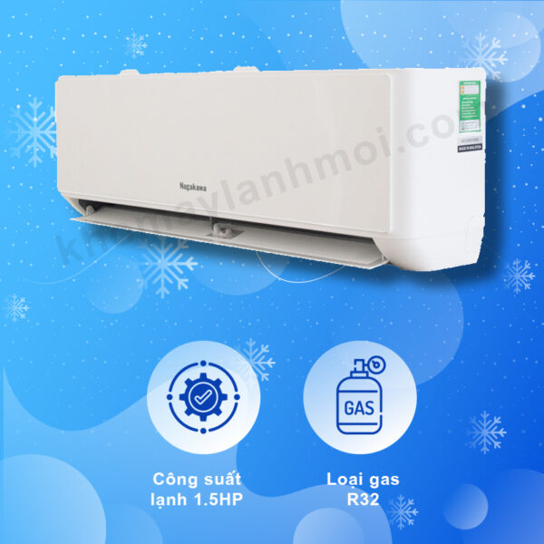 Máy lạnh Nagakawa thường1,5HP C12R2T30