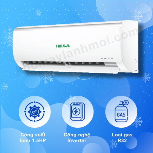 Máy lạnh Hikava Inverter 1,5HP HI-VC15/K-VC15A