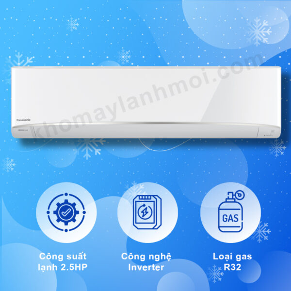Máy lạnh Panasonic Inverter 2.5 HP CU/CS-N24WKH-8