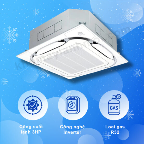 Máy lạnh âm trần Daikin Inverter 3HP FCFC71DVM – 1 Pha