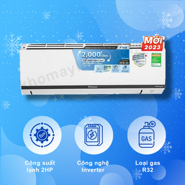 Máy lạnh Daikin Inverter 2HP FTKB50ZVMV