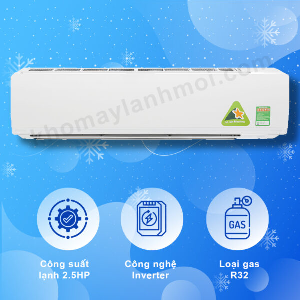 Máy lạnh Daikin Inverter 2,5HP FTKF60ZVMV