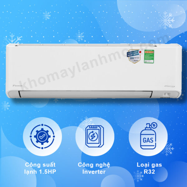Máy lạnh Daikin Inverter 1,5HP FTKZ35VVMV
