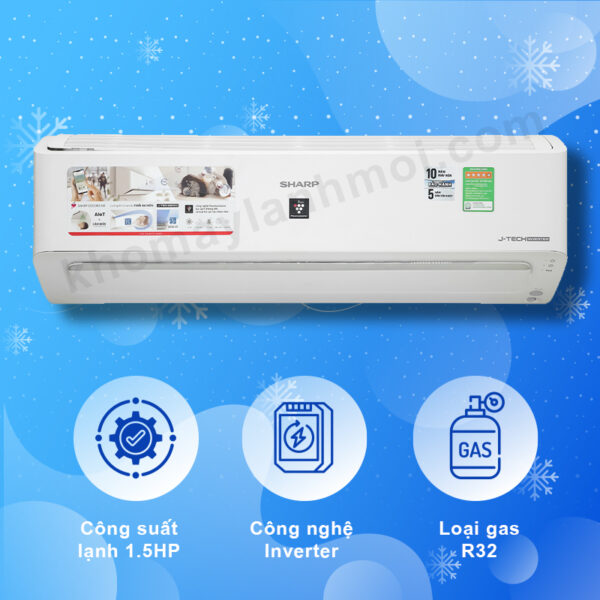 Máy lạnh Sharp Inverter 1,5HP X13CEWC