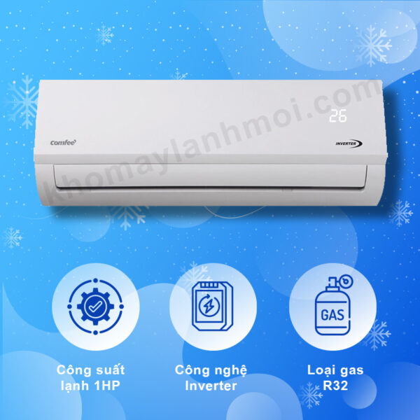 Máy lạnh Comfee Inverter 1HP CFS-10VGD