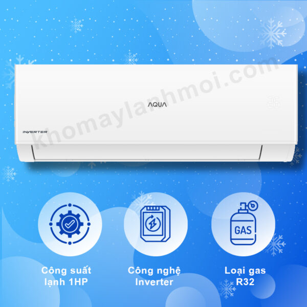 Máy lạnh Aqua Inverter 1HP AQA-RV10QA3