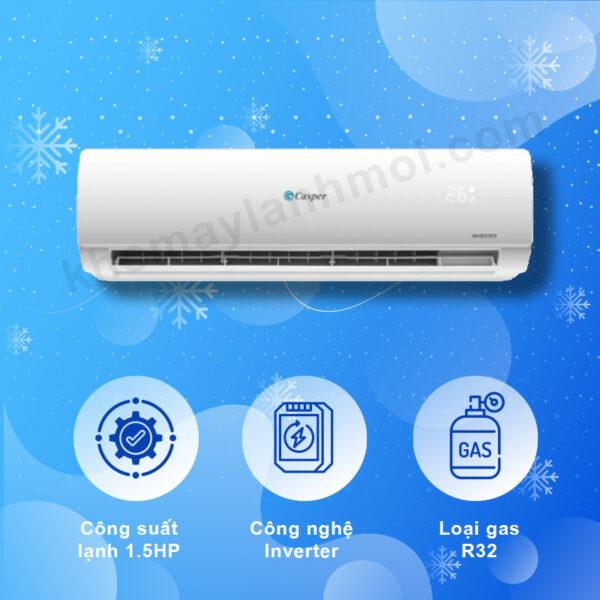 Máy lạnh Casper Inverter 1,5HP JC12IU36